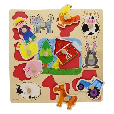 PUZZLE SILUETAS GRANJA