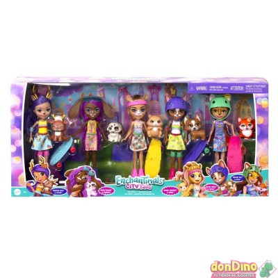 PACK 5 ENCHANTIMALS CITY TAIL