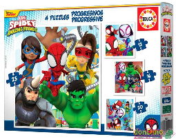 PUZZLE PROGRESIVO SPIDEY Y AMIGOS