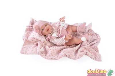 MUÑECA RECIEN NACIDA MIA PIPI 42CM