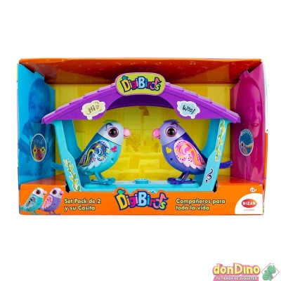 DIGI BIRDS PACK DE 2 Y SU CASITA