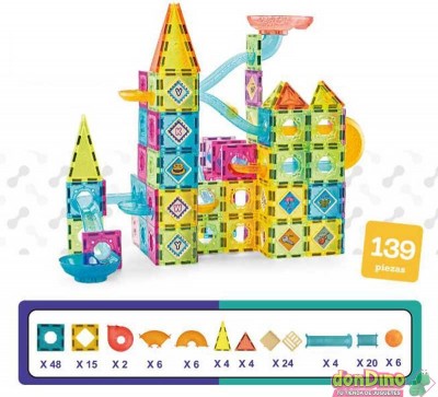 Bloques magneticos 139 pzas.