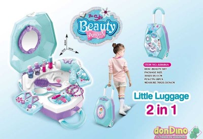 Carrito belleza 2 en 1 c/accesorios
