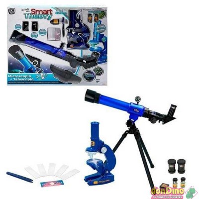 Microscopio + telescopio 2 en 1
