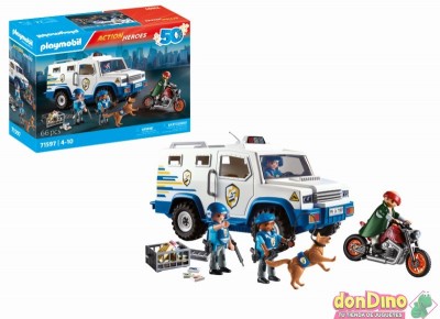 Vehiculo blindado policia playmobil