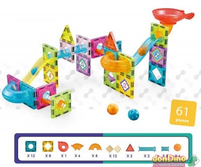 Bloques magneticos 61 pzas