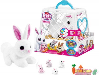Mama bunny&baby surprise pets alive