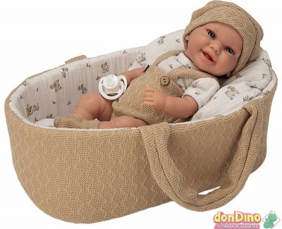 Bebe babyto marron 33 cm. elegance