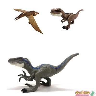 Dinosaurio 26 cm. 3 surtidos luz y sonido
