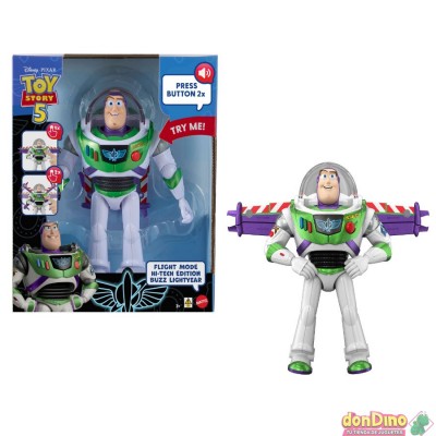 Figura buzz lightyear modo vuelo toy story 5 - edición alta tecnología