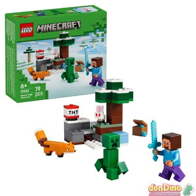 Aventura steve taiga lego minecraft 79 pzas