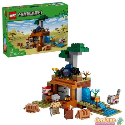 Expedicion mina del armadillo lego minecraft - 247 pzas