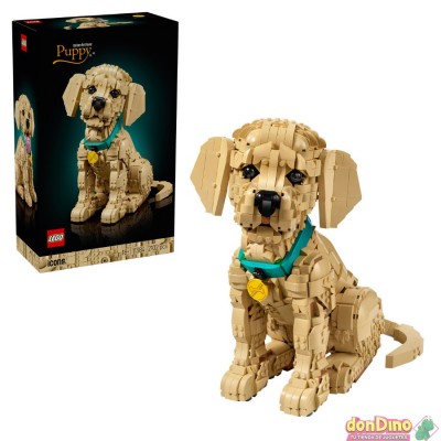 Cachorro de golden retriever lego icons - 2102 pzas