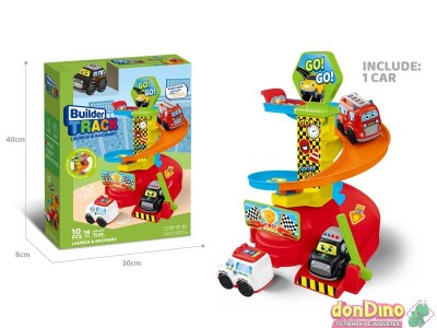 Pista builder track c10 pzas. con 1 coche