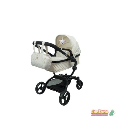 Coche capota urban 83x47,5x62 cm. 2 en con bolso - altura manillar 72,5 cm
