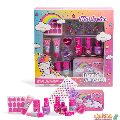 Set uñas y labios little unicorn martinelia