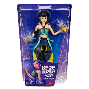 K-Pop Demon Hunters Muñeca Zoey con Conjunto de la Actuación de How Its Done