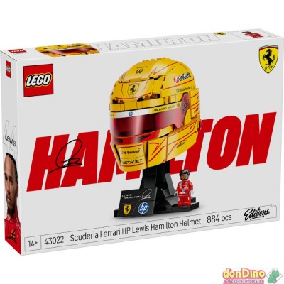 Casco scuderia ferrari hp lewis hamilton lego editions - 884 pzas.