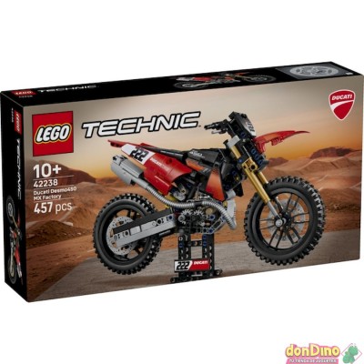 Moto ducati desmo450 mx factory lego technic 457 pzas.