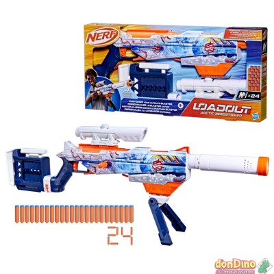 Nerf loadout arctic zerostriker 24 dardos