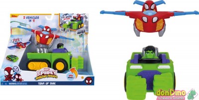 Tanque en equipo 2 en 1 spidey y su superequipo