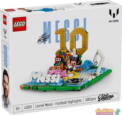 Lionel messi lego editions football highlights 500 pzas.