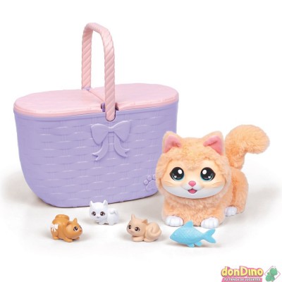 Mama surprise! little live pets con 3 bebés gatito - +15 sonidos
