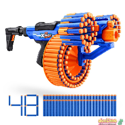 Rifle blitz hammer insanity x-shot tambor giratorio - 48 dardos