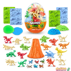 Huevo dino mania smashers 30 pzas. con slime