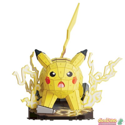 Puzzle 4d pikachu pokemon build 201 pzas.