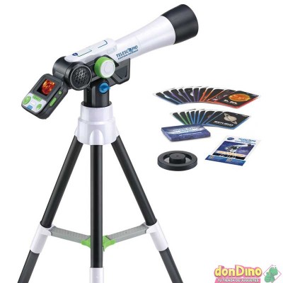Telescopio multimedia aventuras espaciales - telescopio real con tripode