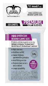 FUNDA MINI AMERICAN 44X67MM 50 UNDS.                    