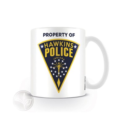 TAZA STRANGER THINGS PROPERTY OF HAWKINS POLICE