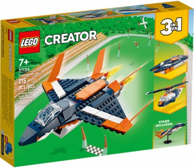 LEGO CREATOR REACTOR SUPERSONICO 3 IN 1