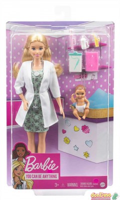 BARBIE PEDIATRA CON BEBE