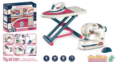 SET DE PLANCHA CON TABLA Y MAQUINA DE COSER