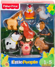 PACK 8 ANIMALES  LITTLE PEOPLE