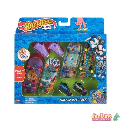 SKATE PACK 4 HOT WHEELS SURTIDOS