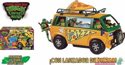 Pizza van tortugas ninja tmnt