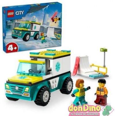 Ambulancia emergencias lego city