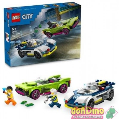 Coche de policia y deportivo lego