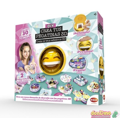 Crea tus pegatinas 3d diy