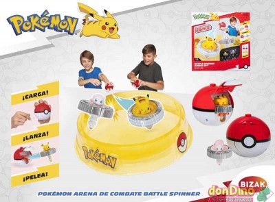 Arena set batalla spinner pokemon