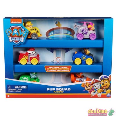 Pack 6 vehiculos patrulla canina