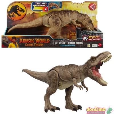T-rex ataque bestial jurassic world