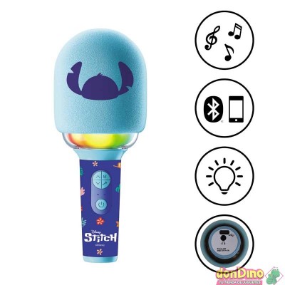 Microfono bluetooth stitch c/luces