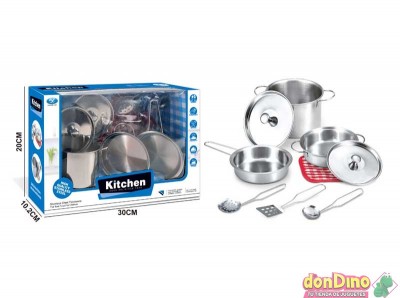 Cacharritos cocina metal 9 pzas