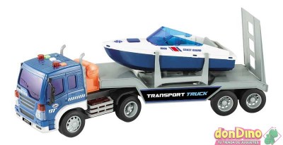 Trailer c/lancha 1:16 luz y sonido