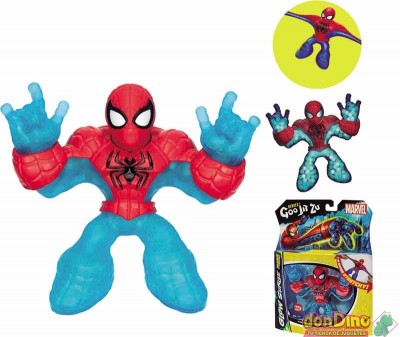 Figura spider-man glow surge goo ji