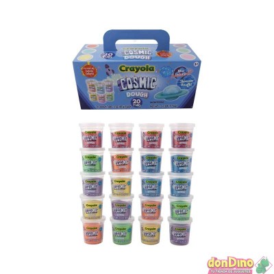 Pack 20 botes crayola cosmic dough